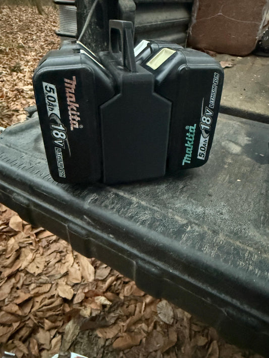 Makita 18V Battery Carrier - Power Tool Battery Organizer - Holds 4 Batteries