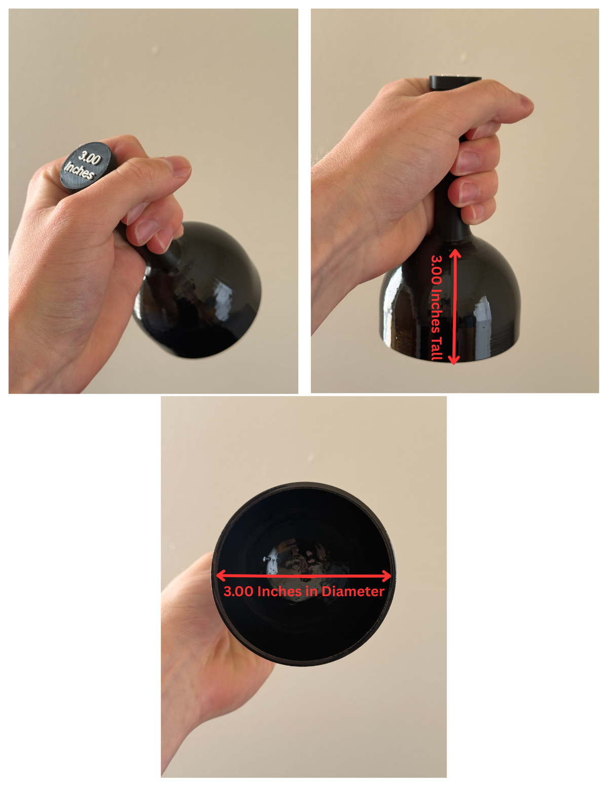 Snow Cone Dome Shaper Set | Round Ice Mold Tool (3" or 3.5" PLA) (Food Safe)