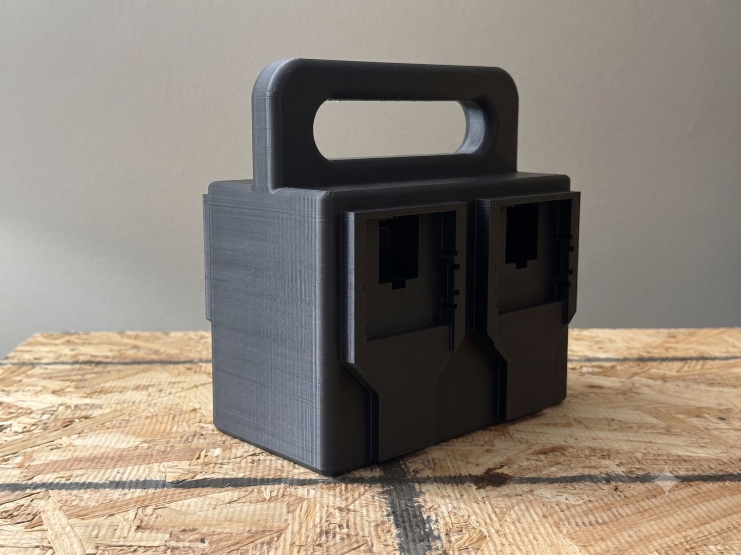 Portable Battery Carrier for Ryobi 18V Tools - Holds 4 Batteries - Heavy Duty Storage Organizer