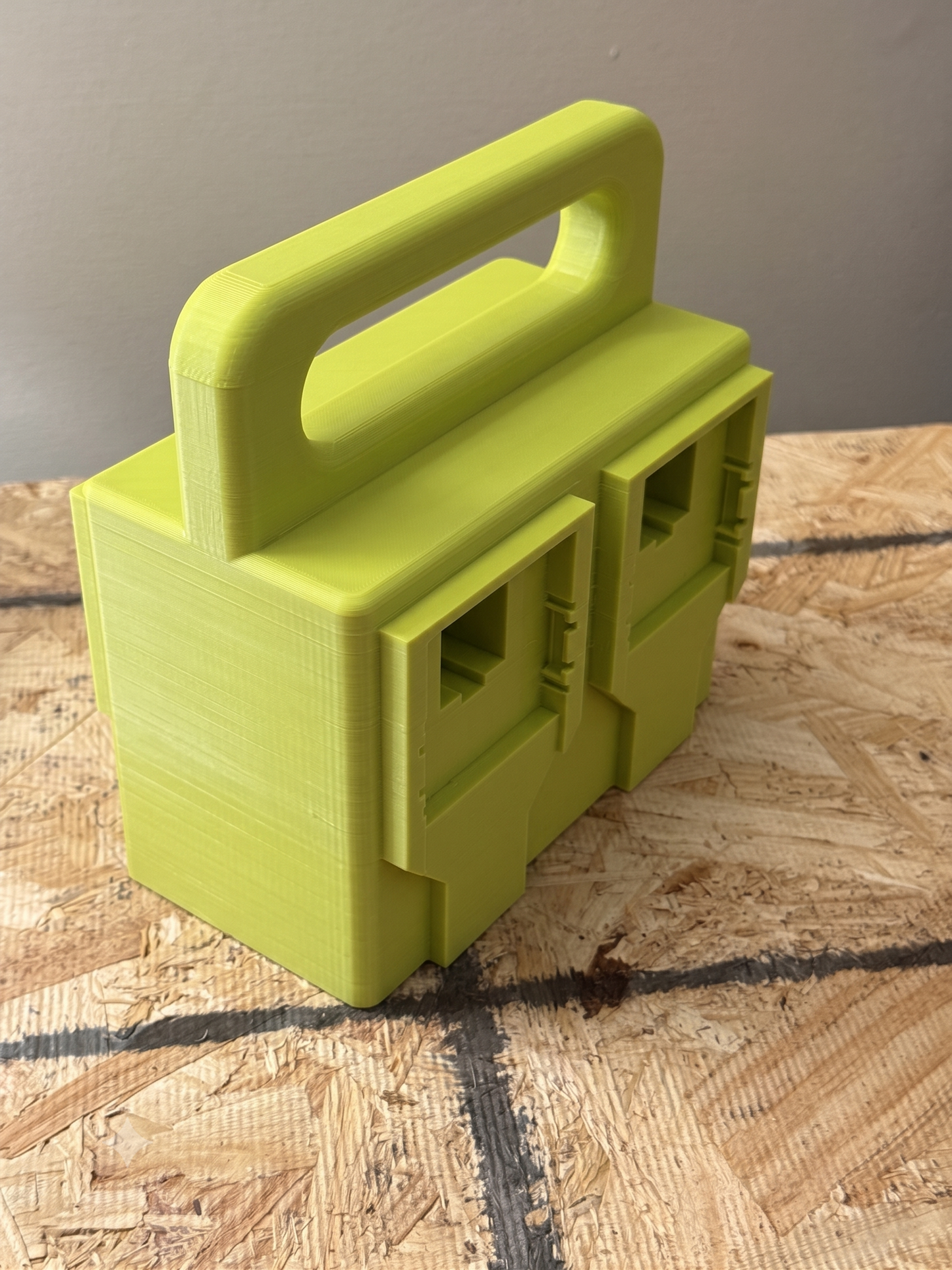 Portable Battery Carrier for Ryobi 18V Tools - Holds 4 Batteries - Heavy Duty Storage Organizer