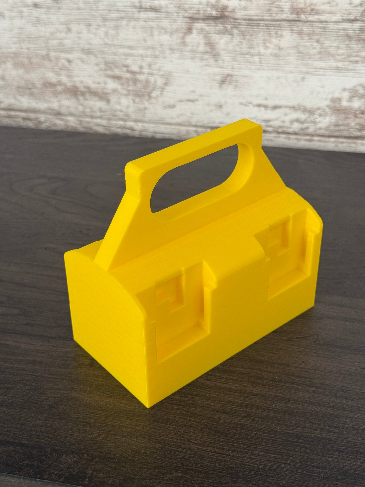 Battery Caddy Compatible with DeWalt 12V Batteries | Holds 4 Batteries | Heavy-Duty Storage Organizer