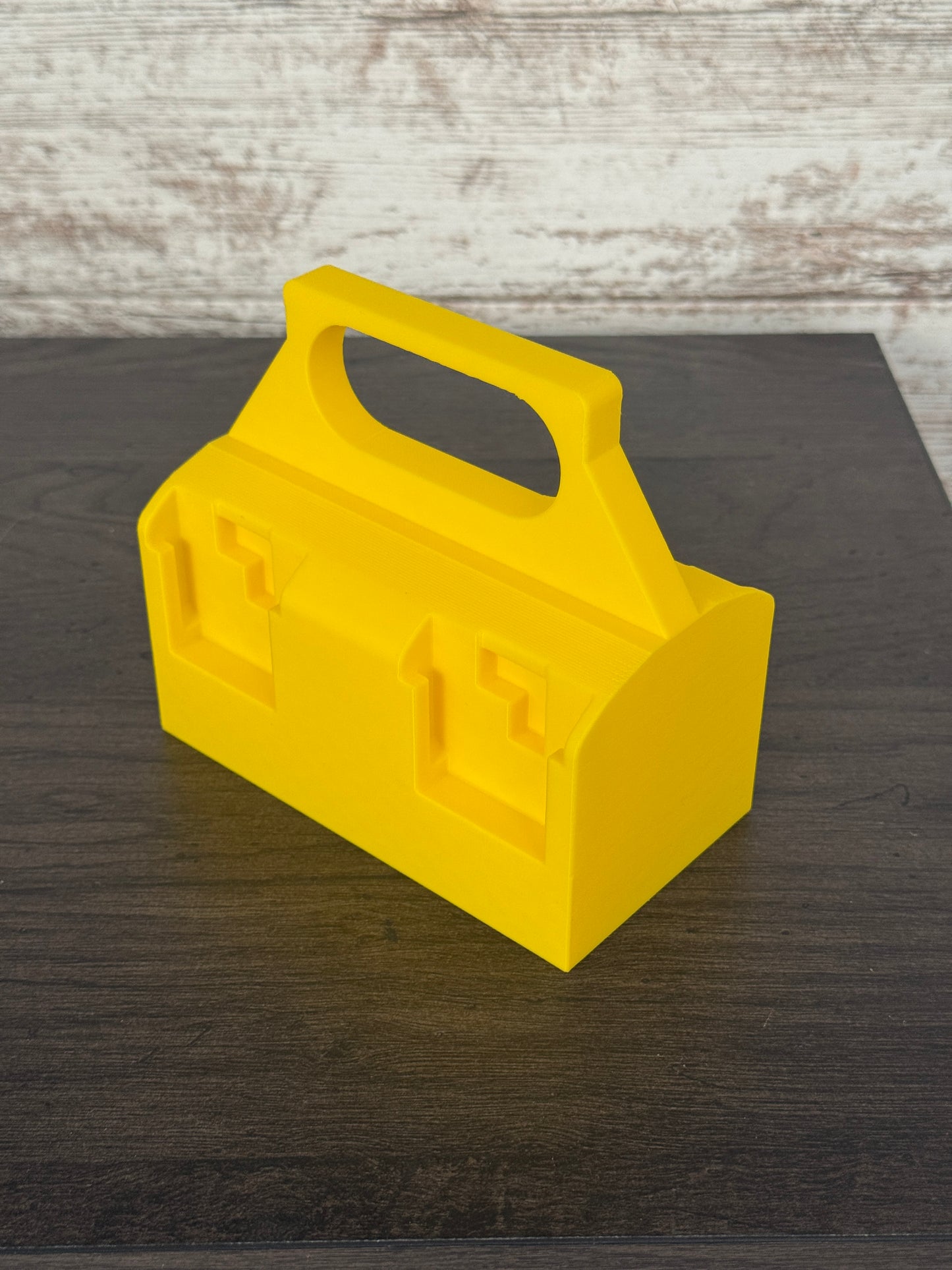 Battery Caddy Compatible with DeWalt 12V Batteries | Holds 4 Batteries | Heavy-Duty Storage Organizer